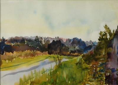 Country Road, 1980 by Brenda Brin Booker